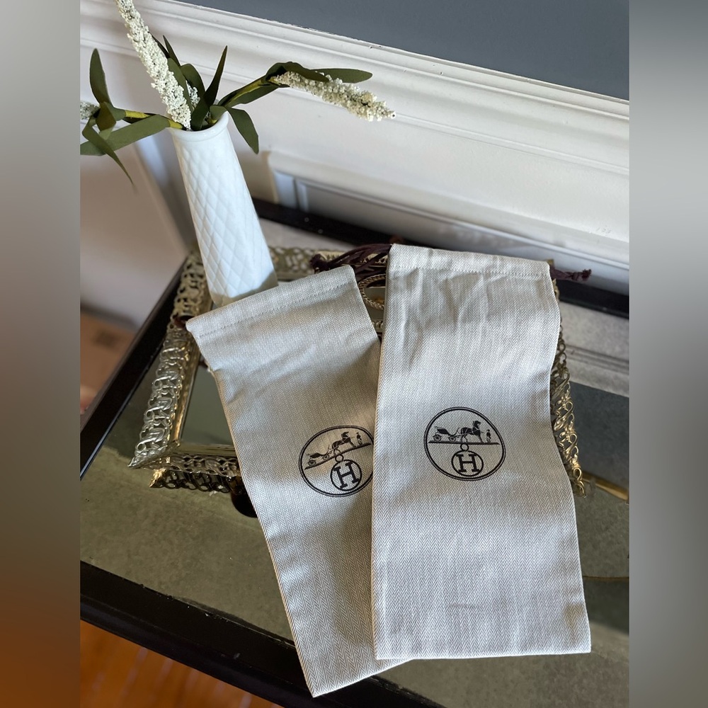 Hermes Shoe Dust Bag Pair